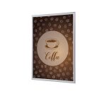 Carta per poster con cornice a scatto G25 A4 Caffè EN I405