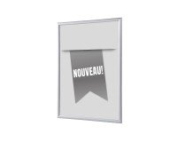 Cadres Clic-clac A4 Komplett-Set Nouveau Grise Français