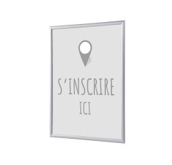 Kliklijst A1 complete set S'inscrire Ici Frans grijs