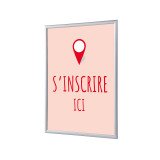 Cadres Clic-clac A4 Komplett-Set Rapport Ici Rouge Français