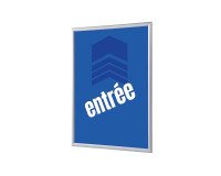 Cadres Clic-clac A4 Komplett-Set Entrée Bleu Français