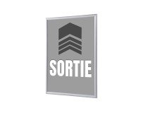 Cadres Clic-clac A4 Komplett-Set Sortir Grise Français