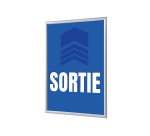 Cadres Clic-clac A4 Komplett-Set Sortir Bleu Français