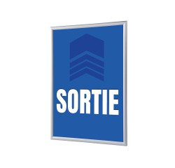 Cadres Clic-clac A4 Komplett-Set Sortir Bleu Français