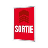 Cadres Clic-clac A4 Komplett-Set Sortir Rouge Français