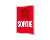 Cadres Clic-clac A4 Komplett-Set Sortir Rouge Français