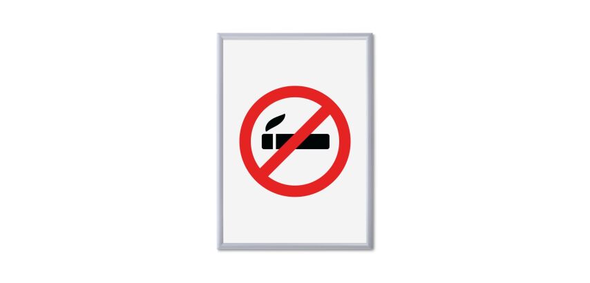 Snap Frame G25 Poster Paper A4 Non-smoking I795