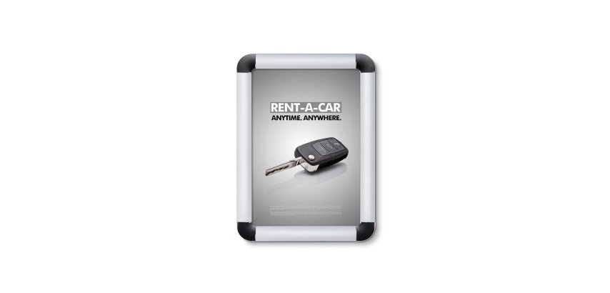 Cornice a scatto da 20 mm con angoli arrotondati A5