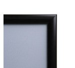 Cadre Clic-Clac Standard A1 Coins en Onglet 25 mm Noir