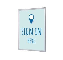 Snap Frame A1 Complete Set Sign In Here Blue English