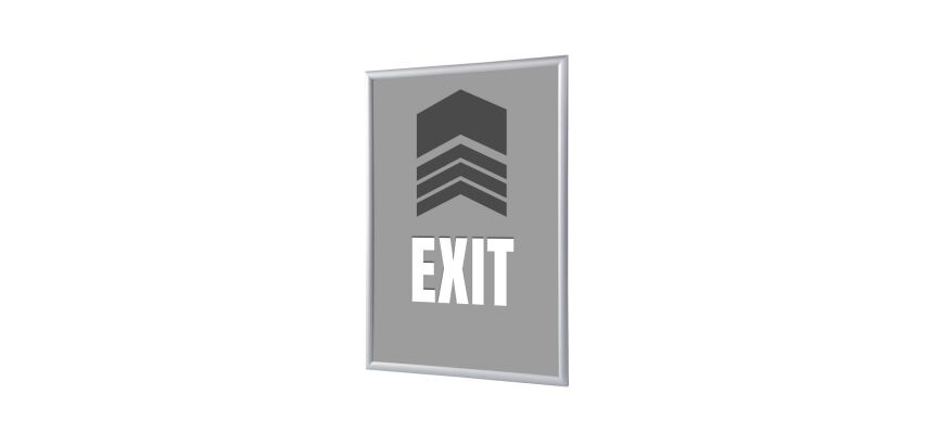 Snap Frame A1 Complete Set Exit Grey English