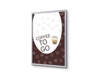 Set Completo de Marco Abatible A1 Café Para Llevar Inglés