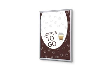 Set Completo de Marco Abatible A1 Café para Llevar Inglés