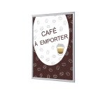Cadres Clic-clac A1 Komplett-Set Café à Emporter Français