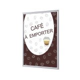 Cadres Clic-clac A1 Komplett-Set Café à Emporter Français