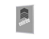 Cadres Clic-clac A1 Komplett-Set Entrée Grise Français