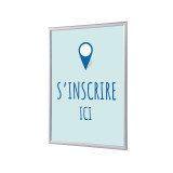 Cadres Clic-clac A1 Komplett-Set Rapport Ici Bleu Français