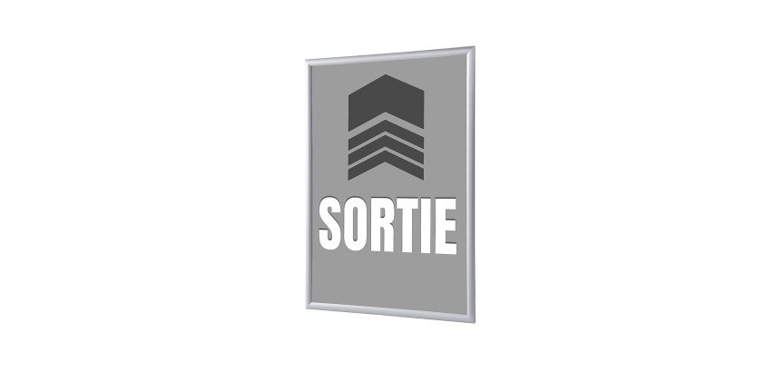Cadres Clic-clac A1 Komplett-Set Sortir Grise Français