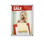 Cadre Clic-Clac Standard A1 Coins Arrondis 25 mm