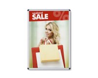 Cadre Clic-Clac Standard A1 Coins Arrondis 25 mm