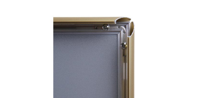 25 mm Snap Frame Mitred Corners A2 Gold