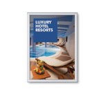 Cadre Clic-Clac Standard A2 Coins en Onglet 25 mm