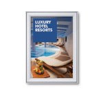 Design Marco Para Póster Compasso® A2 esquinas en inglete 37 mm