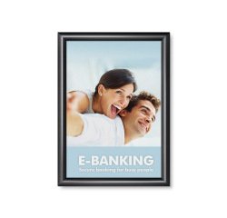 Klapprahmen 25 mm, DIN A3, schwarz