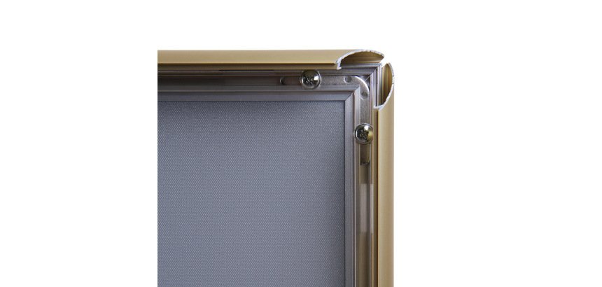25 mm Snap Frame Mitred Corners A3 Gold