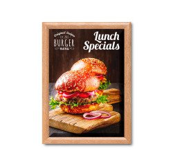 Cadre Clic-Clac Standard A3 Coins En Onglet 25 mm Bois