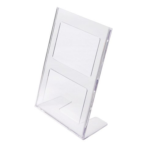 Soporte para Folletos y Menús Vertical de Poliestireno A4