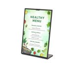 Scritto® Porta Menú L A5 Negro