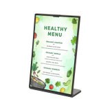 Porte-Menu "L" Scritto® A5 Noir