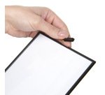 Scritto® Porta Menú L A5 Negro