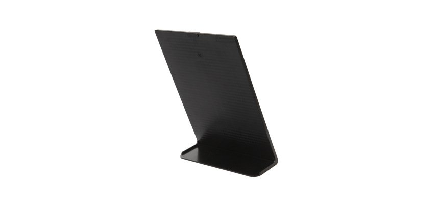 Porte-Menu "L" Scritto® A6 Noir