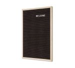 Tableau Noir à Lettres 40 x 60 cm avec Cadre en Bois