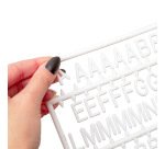 Panneau d'affichage à lettres cadre en bois