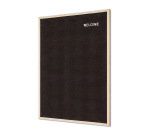 Panneau d'affichage à lettres cadre en bois