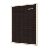 Pizarra Negra con Letras 60 x 80 cm con Marco de Madera