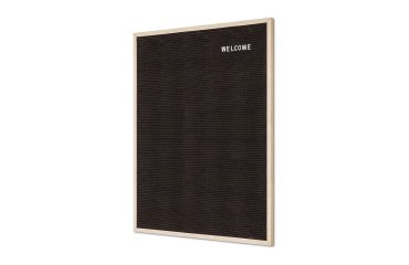 Pizarra Negra con Letras 60 x 80 cm con Marco de Madera