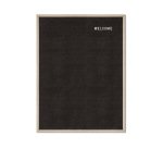 Panneau d'affichage à lettres cadre en bois