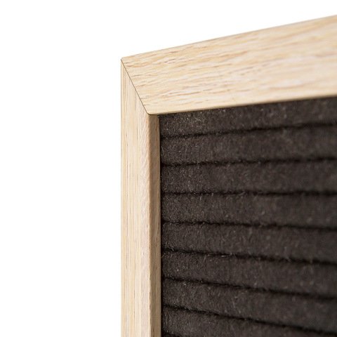 Pizarra Negra con Letras 60 x 80 cm con Marco de Madera