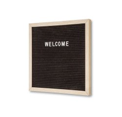 Letterboard Schwarz 30 x 30 cm