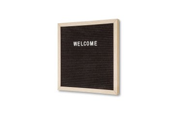 Pizarra Negra con Letras 30 x 30 cm con Marco de Madera
