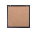 Tableau Noir à Lettres 30 x 30 cm avec Cadre Noir