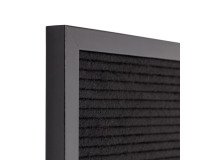 Black Letter Board Black 40 x 60 cm