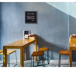 Tableau Noir à Lettres 60 x 80 cm avec Cadre Noir