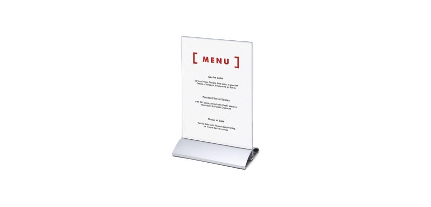 Menu Card HolderPortrait A5