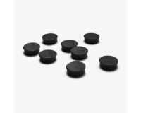 Scritto® Paquete De Imanes 2 cm Negro