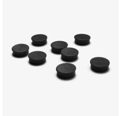 Scritto® Paquete De Imanes 2 cm Negro
